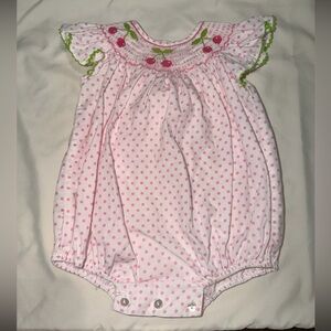 Pink Polka Dot Kids One Piece